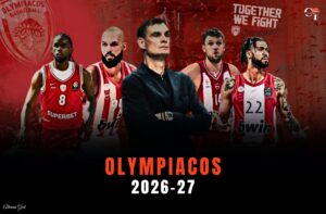 Ο Γιώργος Μπαρτζώκας και το νέο ρόστερ του Ολυμπιακού για τη σεζόν 2026-27